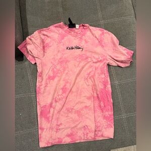 Pink Tie-Dye men’s T-Shirt H&M